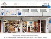 Tablet Screenshot of espressoladen.net